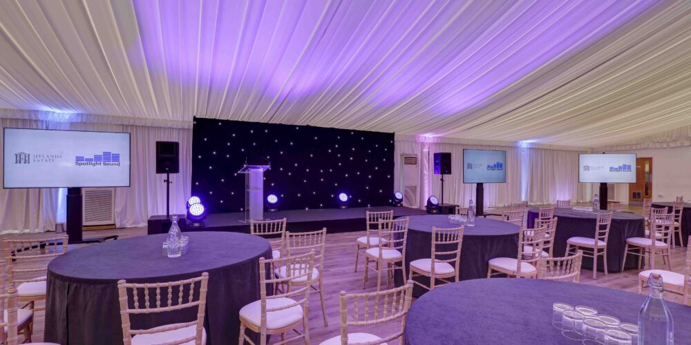 Hylands House The Grand Pavillion Screen Hire