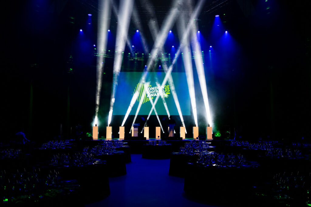 Stage Lighting Equipment Rental London Football Awards