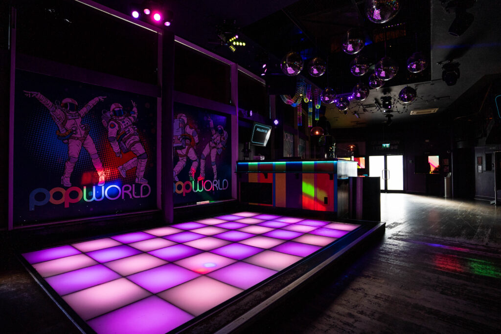 Popworld Sound and Lighting Installation